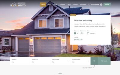 Real Estate Website For Sale