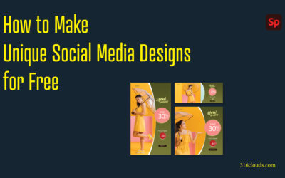 Unique social media designs for Social Media Marketing